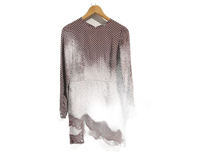 Stella Mc Cartney STELLA MCCARTNEY Kleid T.IT 40 Seide Bordeaux