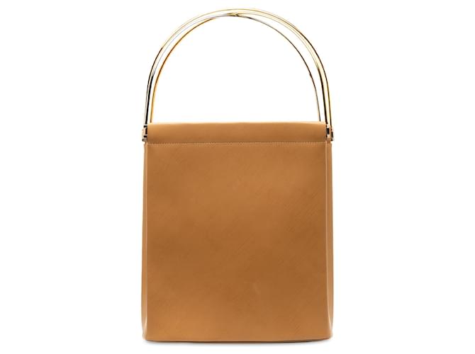 Brown Cartier Leather Trinity Handbag  ref.1350936