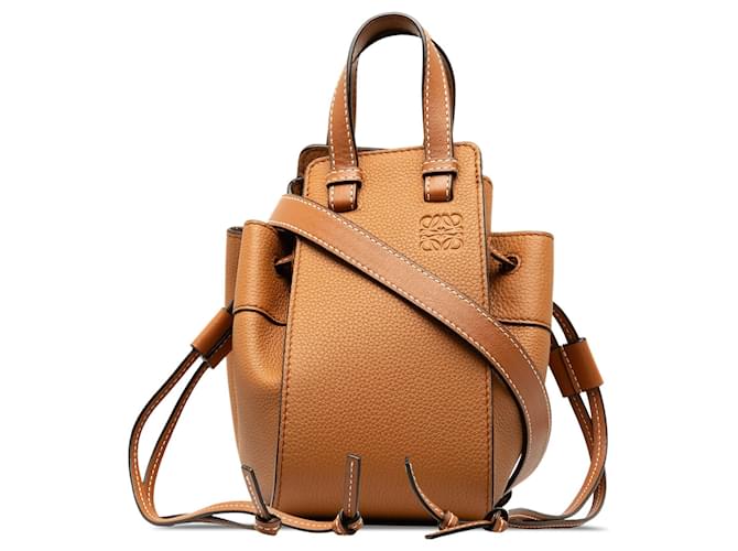 Brown Loewe Mini Hammock Bag Satchel Leather  ref.1350992