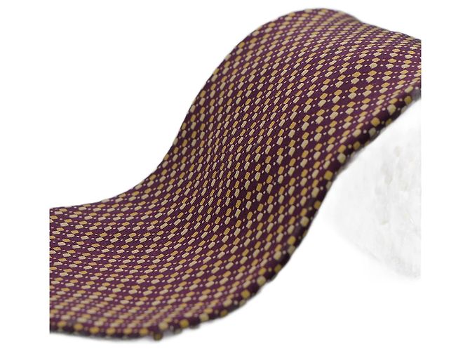 Dior Corbata Granate con Puntos Rosso 