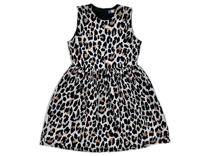 Robe mini léopard MSGM Multicolore