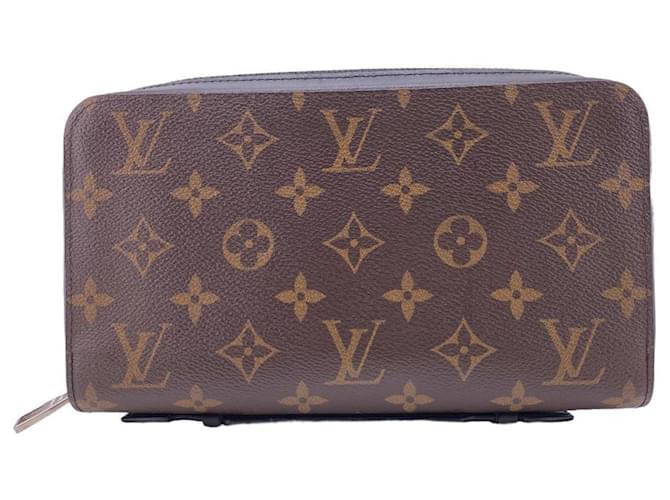 Louis Vuitton Zippy XL Brown Cloth  ref.1351322