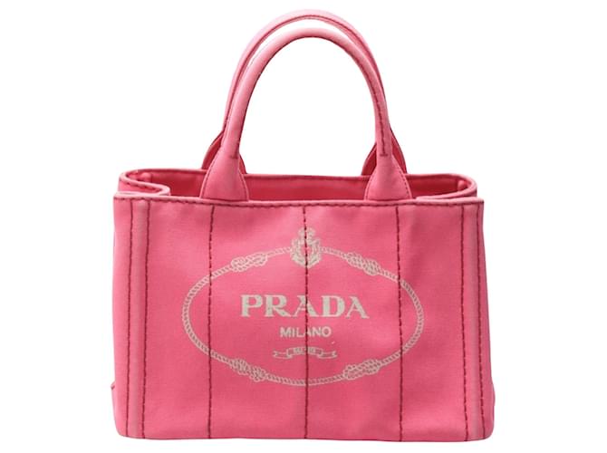 Prada Canapa Pink Cloth  ref.1351350