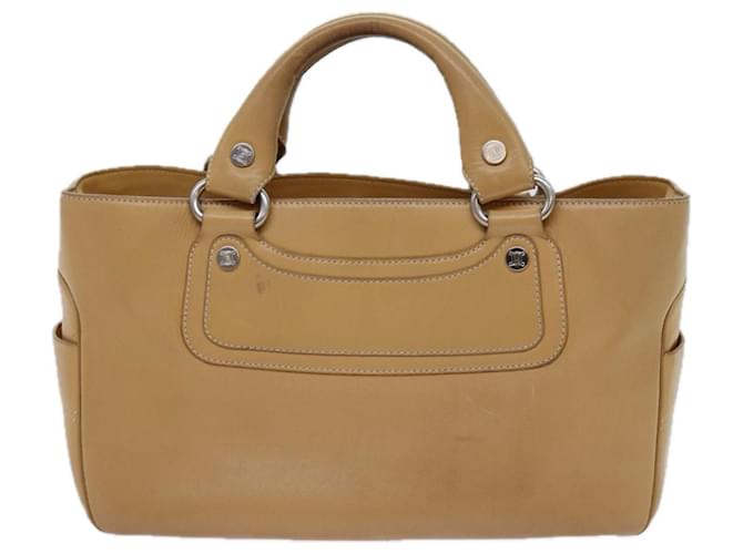 Céline Boogie Cuir Beige  ref.1351395