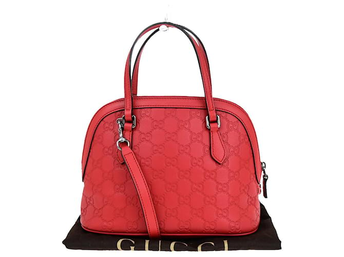 Gucci Dôme Rosso Pelle  ref.1351493