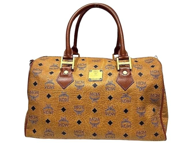 MCM Visetos Camello Lienzo  ref.1351509