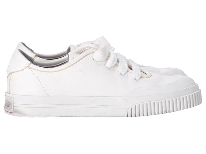 Loro Piana Riverhead Low-Top Sneakers in White Leather  ref.1351647