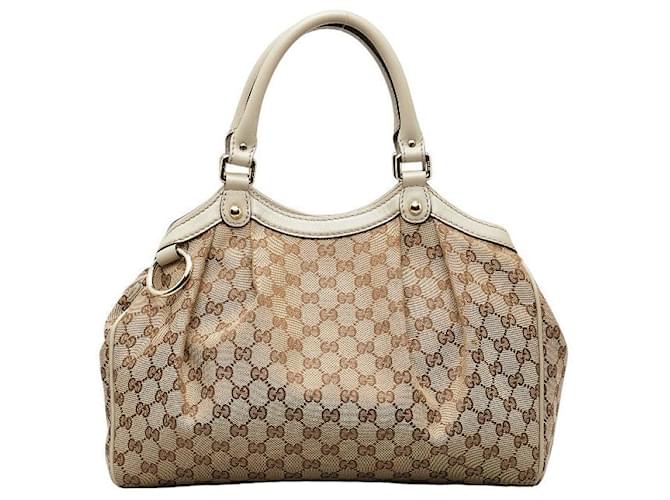 Borsa tote in tela Gucci GG Canvas Sukey 211944 in buone condizioni  ref.1351669