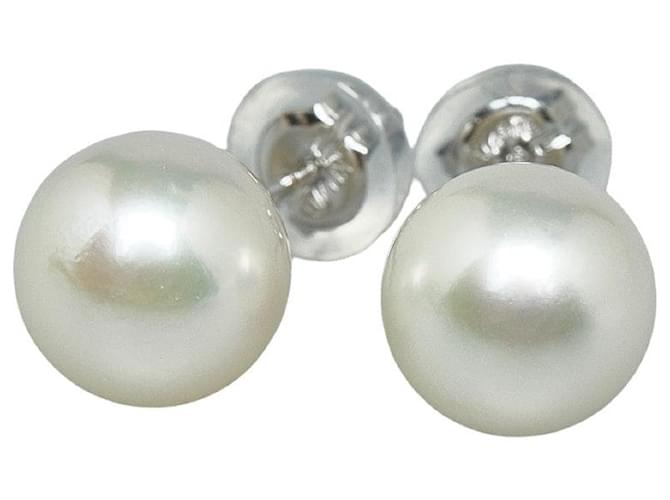 & Other Stories [LuxUness] 14K Pearl Stud Earrings Metal Earrings in Excellent condition  ref.1351684