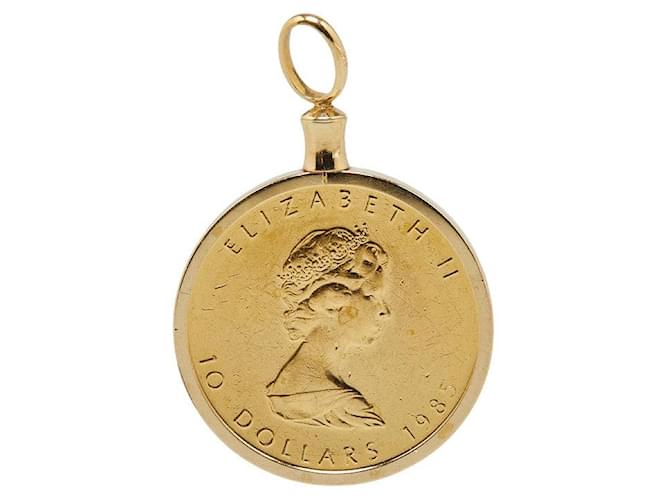 & Other Stories Other 18K Coin Pendant  Metal Necklace in Excellent condition  ref.1351702
