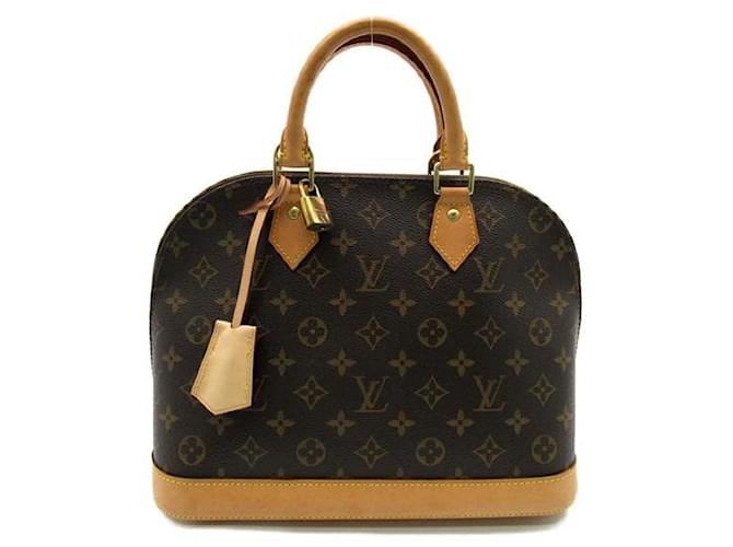 Louis Vuitton Alma PM Canvas Handtasche M53151 in sehr gutem Zustand Leinwand  ref.1351732