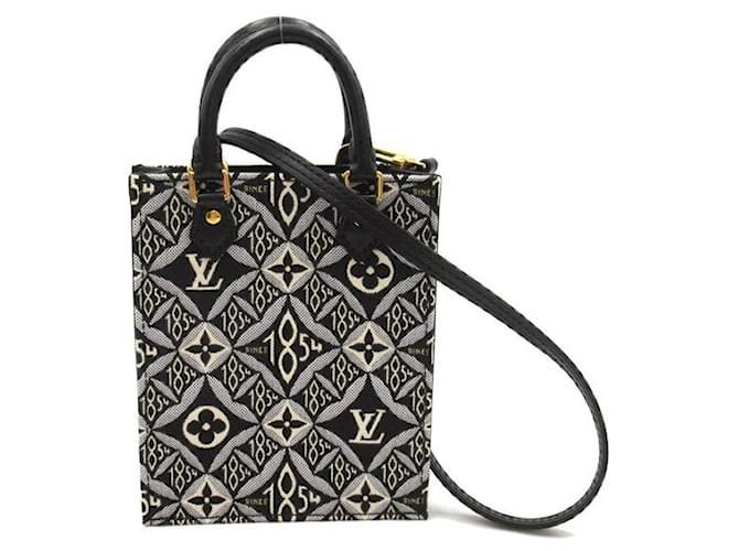 Louis Vuitton Petit Sac Plat Canvas Handbag M80484 in excellent condition Cloth  ref.1351751
