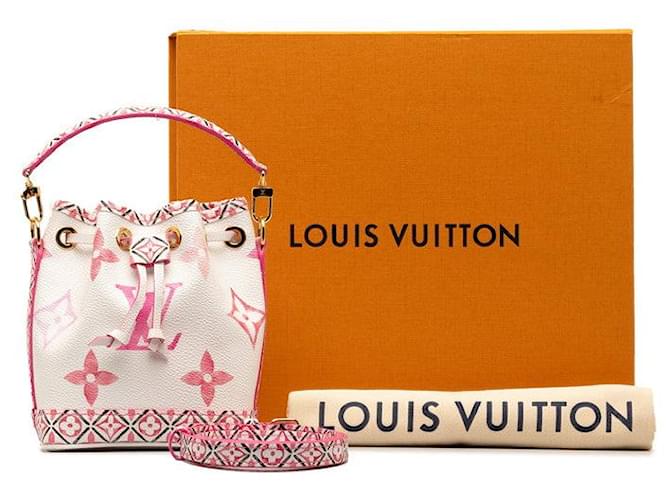 Louis Vuitton Bolsa de ombro de lona Nano Noe M82386 Em uma boa condição  ref.1351769