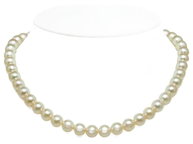 & Other Stories SV925 Silver Akoya Pearl 8.5-9mm Necklace in Great Condition Silvery Metal  ref.1351798