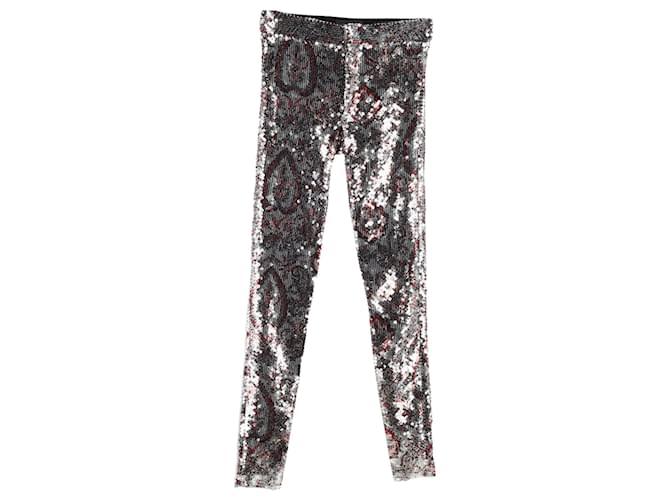 Isabel Marant Odizo Paillettenhose aus silbernem Polyester  ref.1351800