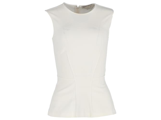 Stella Mc Cartney Stella McCartney Sleeveless Top in White Cotton  ref.1351816