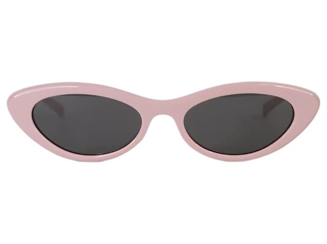 Céline Rosa Cat-Eye-Sonnenbrille Pink Acetat  ref.1351849