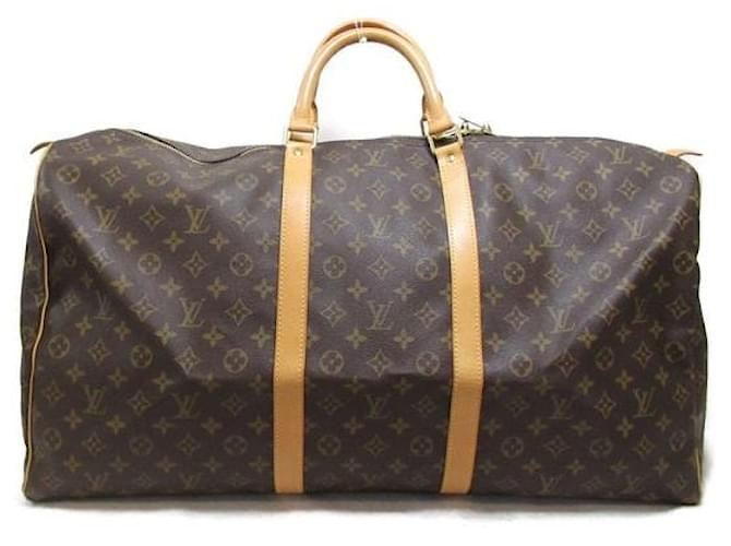 Bolso de viaje de lona Louis Vuitton Keepall 60 M41422 en muy buen estado Lienzo  ref.1351859