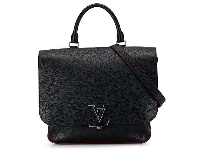 Louis Vuitton Preto Taurillon Volta Couro Bezerro-como bezerro  ref.1351931