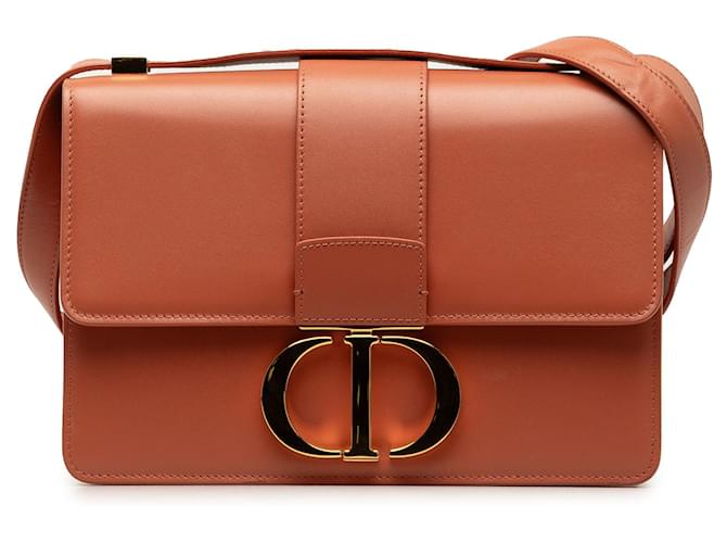 Dior Couro Laranja 30 Bolsa Montaigne Bezerro-como bezerro  ref.1351933