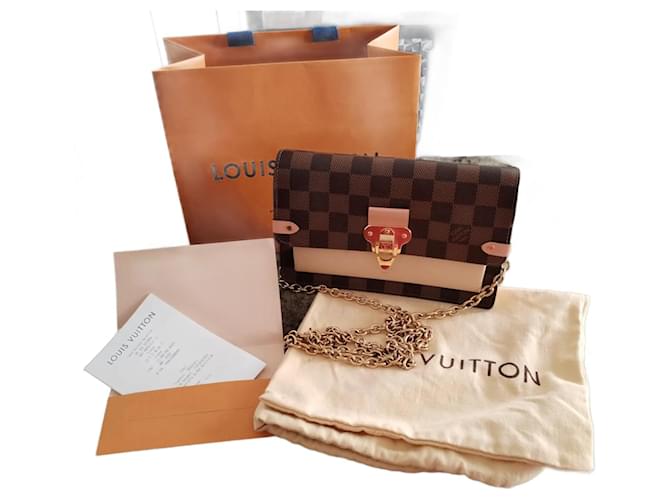 Louis Vuitton Vavin Damier ebene Couro  ref.1351982