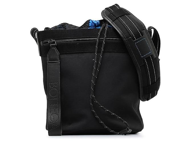 Bottega Veneta Nylon Bucket Crossbody Bag Canvas Crossbody Bag in Good condition Cloth  ref.1351991