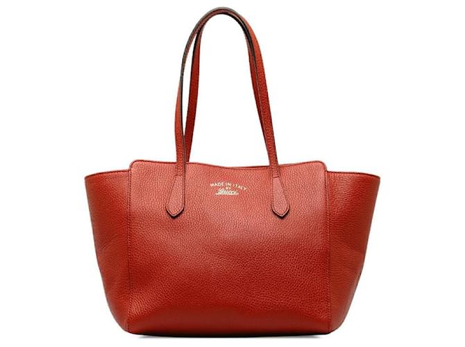 Sac cabas en cuir Gucci Swing Sac cabas en cuir 354408 en bon état  ref.1351993