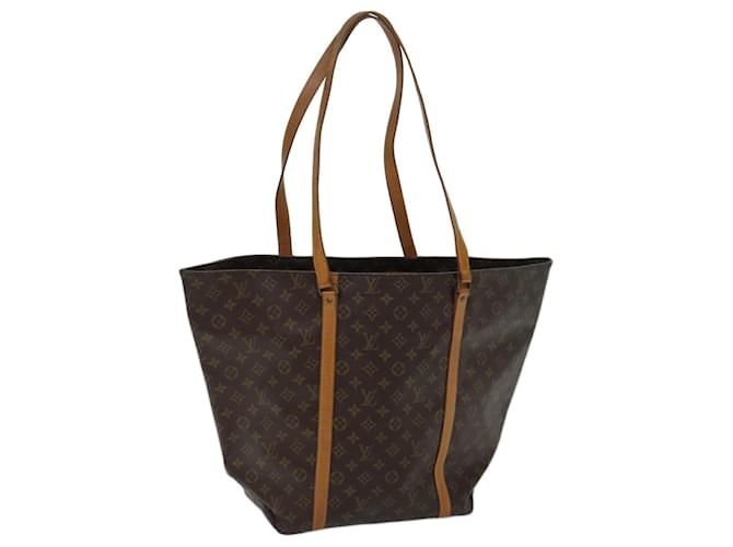 LOUIS VUITTON Monogram Sac Shopping GM Tote Bag M51110 LV Aut 71481 Monogramma Tela  ref.1352124