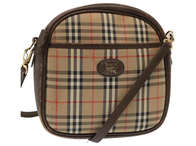 Autre Marque Burberrys Nova Bolsa de Ombro Lona Bege Autêntico 72616  ref.1352177