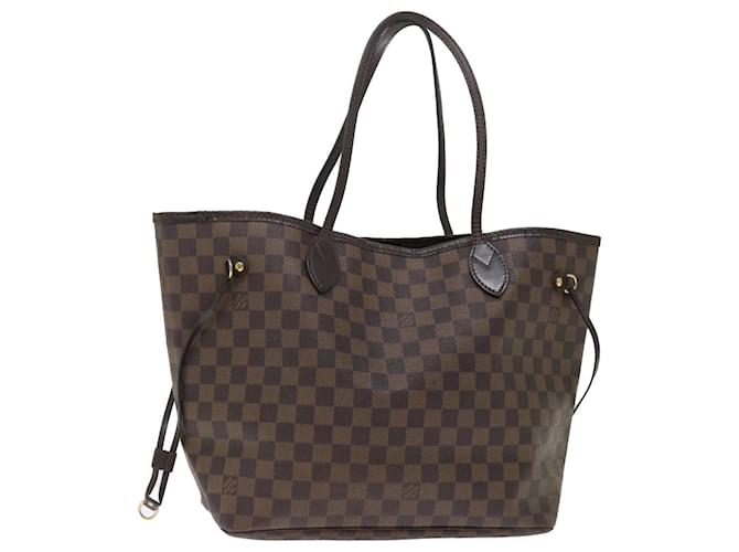 LOUIS VUITTON Damier Ebene Neverfull MM Tote Bag N51105 LV Auth 72456  ref.1352198