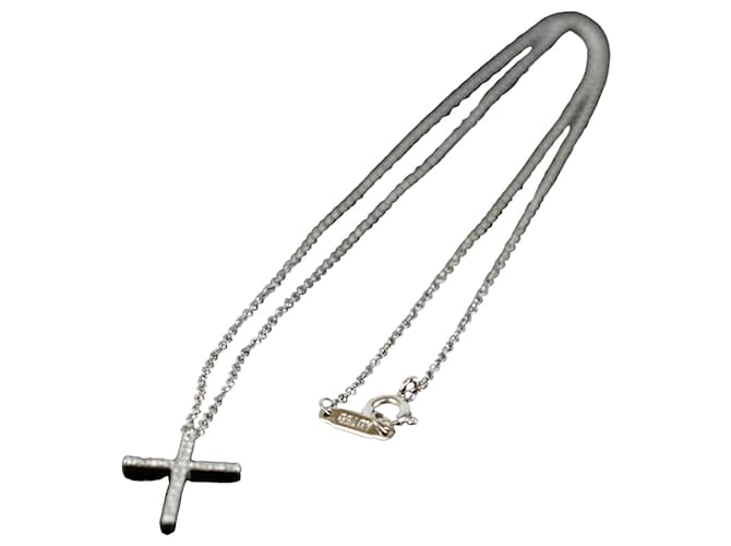 Tiffany & Co Croix Silvery  ref.1352526