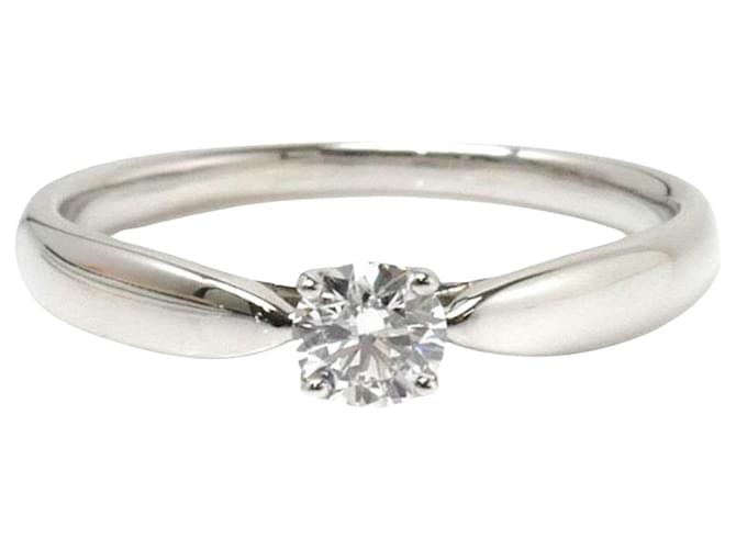 Tiffany & Co Solitaire Silvery Platinum  ref.1352637