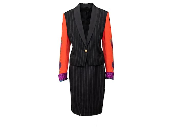 Ensemble jupe et veste vintage Gianni Versace Multicolore  ref.1352652