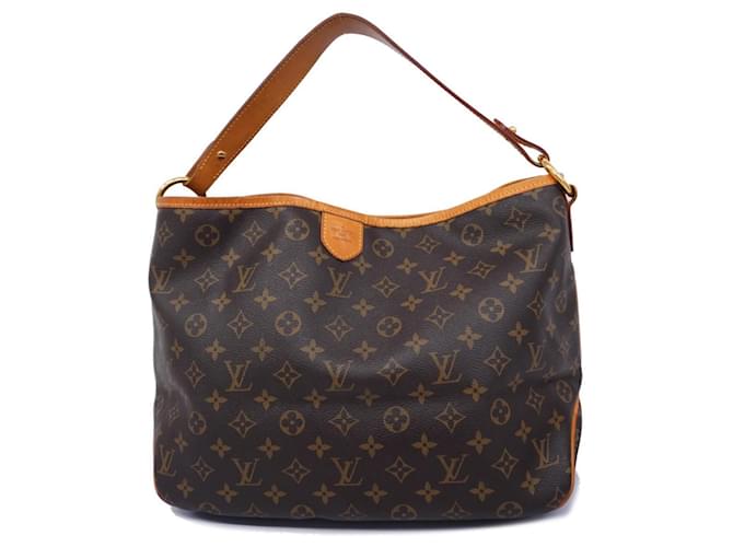 Louis Vuitton Delicioso Marrom Lona  ref.1352664