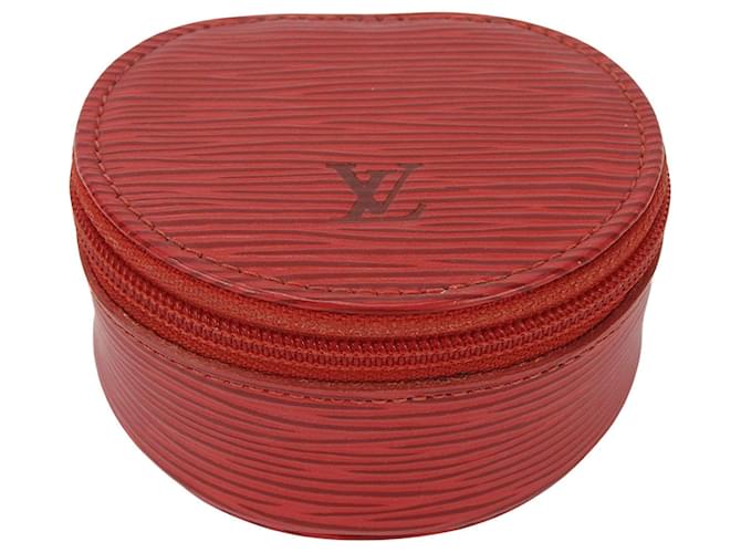 Louis Vuitton Ecrin Rot Leder  ref.1352690