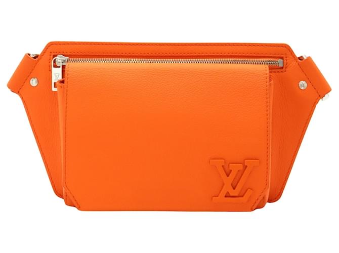 Louis Vuitton Takeoff Orange Leather  ref.1352723