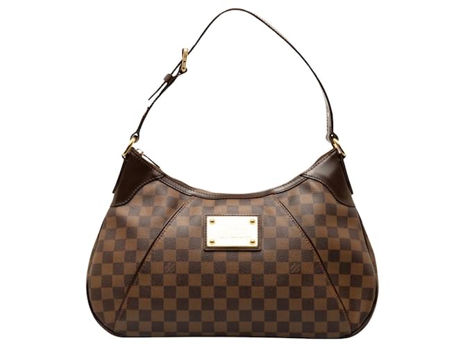 Louis Vuitton Thames Marrom Lona  ref.1352725