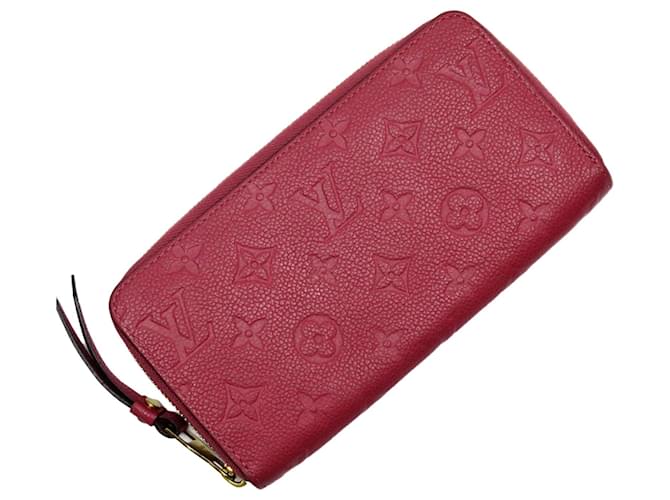 Louis Vuitton Zippy Pink Leather  ref.1352837