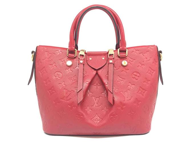 Mazarino Louis Vuitton Vermelho Couro  ref.1353144