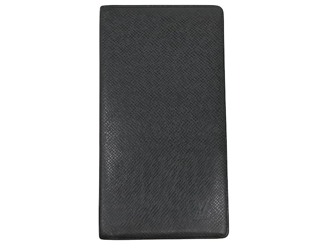 Louis Vuitton Porte carte credit bifold Black Leather  ref.1353180