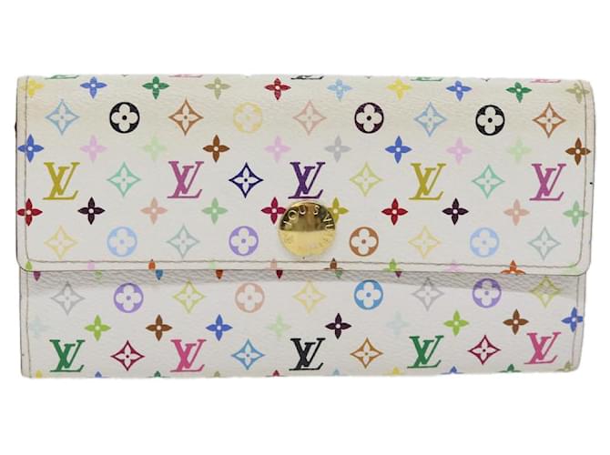 Louis Vuitton Portefeuille Sarah Toile Blanc  ref.1353202