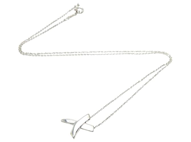 Tiffany & Co Croix Silvery Silver  ref.1353377