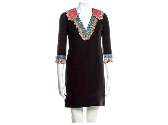 Gucci Kleid schwarz aus Polyester