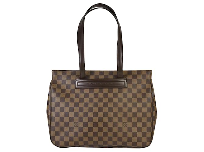 Louis Vuitton Parioli Brown Cloth  ref.1353762