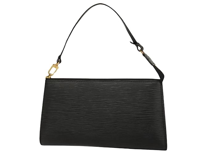 Louis Vuitton Pochette Accessoire Black Leather  ref.1353784