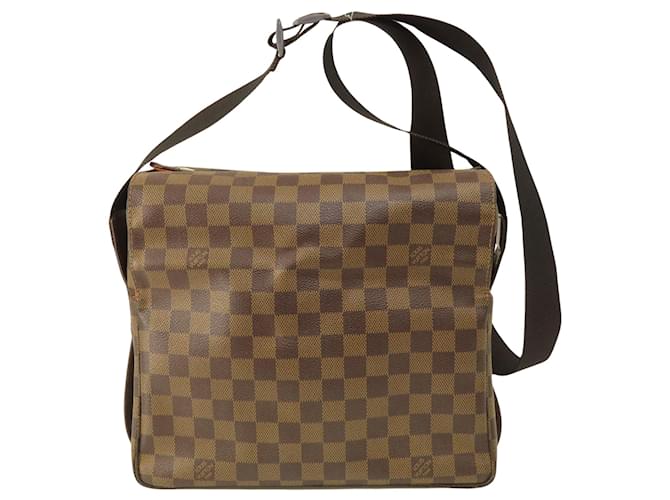 Louis Vuitton Naviglio Brown Cloth  ref.1353825