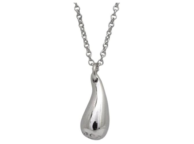 Tiffany & Co Teardrop Silvery Silver  ref.1353903