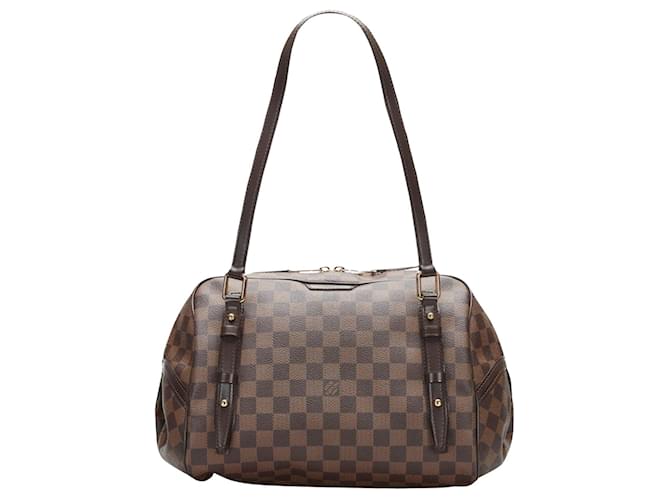 Louis Vuitton Rivington Marrom Lona  ref.1354459