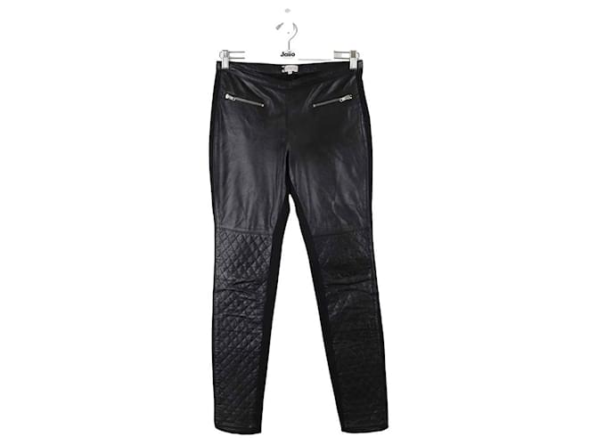 Claudie Pierlot Slim leather pants Black  ref.1354642