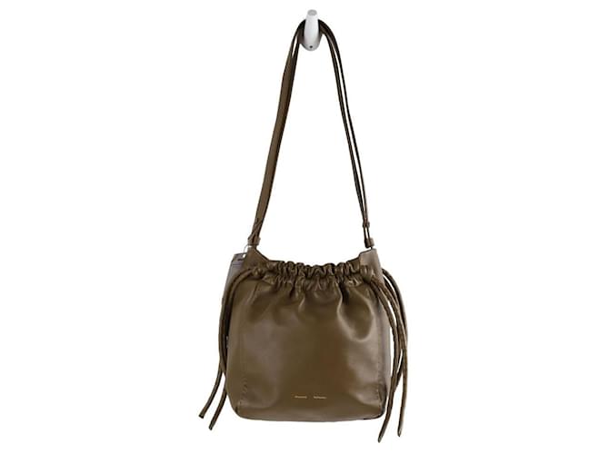 Proenza Schouler Sac à bandoulière en cuir Marron  ref.1354656